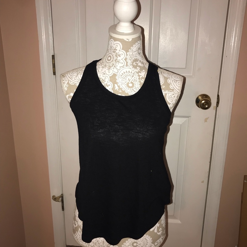 Mudd womans black workout tank top